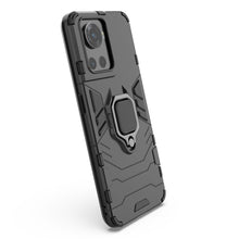 Заредете изображение във визуализатора на галерията – Ring Armor armored hybrid case cover + magnetic holder for OnePlus Ace black - TopMag
