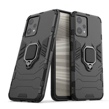 Заредете изображение във визуализатора на галерията – Ring Armor tough hybrid case cover + magnetic holder Realme 9 Pro black - TopMag
