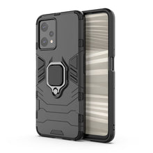 Заредете изображение във визуализатора на галерията – Ring Armor tough hybrid case cover + magnetic holder Realme 9 Pro black - TopMag
