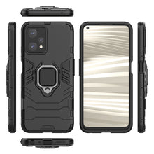 Заредете изображение във визуализатора на галерията – Ring Armor tough hybrid case cover + magnetic holder Realme 9 Pro black - TopMag
