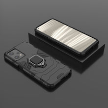 Заредете изображение във визуализатора на галерията – Ring Armor tough hybrid case cover + magnetic holder Realme 9 Pro black - TopMag
