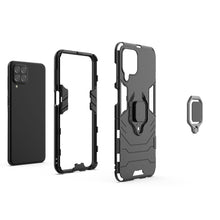 Заредете изображение във визуализатора на галерията – Ring Armor tough hybrid case cover + magnetic holder for Samsung Galaxy M33 5G black - TopMag
