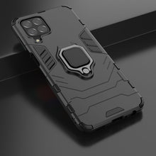 Заредете изображение във визуализатора на галерията – Ring Armor tough hybrid case cover + magnetic holder for Samsung Galaxy M33 5G black - TopMag
