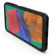 Заредете изображение във визуализатора на галерията – Ring Armor tough hybrid case cover + magnetic holder for Samsung Galaxy M33 5G black - TopMag
