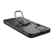 Заредете изображение във визуализатора на галерията – Ring Armor tough hybrid case cover + magnetic holder for Samsung Galaxy M33 5G black - TopMag
