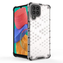 Заредете изображение във визуализатора на галерията – Honeycomb case armored cover with a gel frame for Samsung Galaxy M33 5G transparent - TopMag
