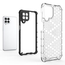 Заредете изображение във визуализатора на галерията – Honeycomb case armored cover with a gel frame for Samsung Galaxy M33 5G transparent - TopMag
