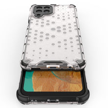 Заредете изображение във визуализатора на галерията – Honeycomb case armored cover with a gel frame for Samsung Galaxy M33 5G transparent - TopMag
