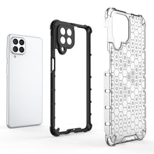 Заредете изображение във визуализатора на галерията – Honeycomb case armored cover with a gel frame for Samsung Galaxy M53 5G black - TopMag
