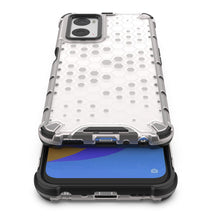 Заредете изображение във визуализатора на галерията – Honeycomb case armored cover with gel frame Oppo A76 / Oppo A36 / Realme 9i black - TopMag
