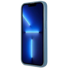 Заредете изображение във визуализатора на галерията – Guess GUHCP13XP4TPB iPhone 13 Pro Max 6.7" blue/blue hardcase 4G Triangle Logo Cardslot
