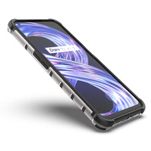 Заредете изображение във визуализатора на галерията – Honeycomb case armored cover with a gel frame Realme 9 Pro black - TopMag
