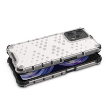 Заредете изображение във визуализатора на галерията – Honeycomb case armored cover with a gel frame Realme 9 Pro black - TopMag
