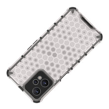 Заредете изображение във визуализатора на галерията – Honeycomb case armored cover with Realme 9 Pro gel frame transparent - TopMag
