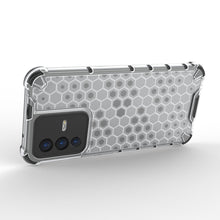 Заредете изображение във визуализатора на галерията – Honeycomb case armored cover with a gel frame Vivo V23 5G black - TopMag
