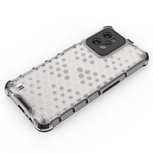 Заредете изображение във визуализатора на галерията – Honeycomb case armored cover with a gel frame Realme C31 black - TopMag
