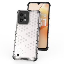 Заредете изображение във визуализатора на галерията – Honeycomb case armored cover with a gel frame Realme C31 black - TopMag
