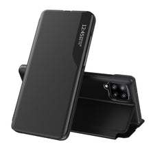 Заредете изображение във визуализатора на галерията – Eco Leather View Case elegant case with a flip cover and stand function for Samsung Galaxy M53 5G black - TopMag

