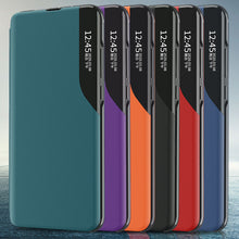 Заредете изображение във визуализатора на галерията – Eco Leather View Case elegant case with a flip cover and stand function for Samsung Galaxy M53 5G black - TopMag
