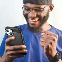 Заредете изображение във визуализатора на галерията – CARBON CASE IPHONE 14 MAX BLACK
