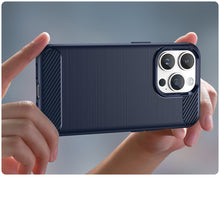 Заредете изображение във визуализатора на галерията – CARBON CASE IPHONE 14 PRO BLUE
