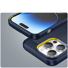 Заредете изображение във визуализатора на галерията – CARBON CASE IPHONE 14 PRO BLUE
