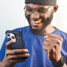 Заредете изображение във визуализатора на галерията – CARBON CASE IPHONE 14 PRO BLUE
