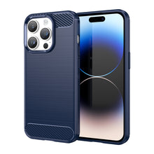 Заредете изображение във визуализатора на галерията – CARBON CASE IPHONE 14 PRO MAX BLUE
