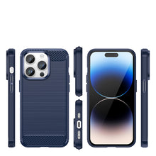 Заредете изображение във визуализатора на галерията – CARBON CASE IPHONE 14 PRO MAX BLUE
