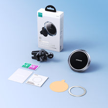 Заредете изображение във визуализатора на галерията – Joyroom Magnetic Car Phone Holder for Air Vent Black (JR-ZS313)
