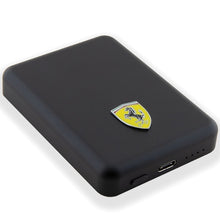 Заредете изображение във визуализатора на галерията – Original Power Bank - FERRARI FEPB5MNCAK 5000mAh 15W 4G Metal Logo MagSafe - Black
