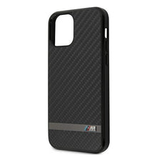 Заредете изображение във визуализатора на галерията – Etui BMW BMHCP12MASCFBK iPhone 12/12 Pro 6,1" czarny/black hardcase M Collection Carbon
