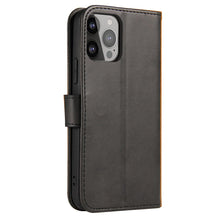 Заредете изображение във визуализатора на галерията – Magnet Case elegant case cover with a flap and stand function iPhone 14 black - TopMag
