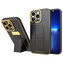 Заредете изображение във визуализатора на галерията – New Kickstand Case case for iPhone 13 Pro with stand black - TopMag
