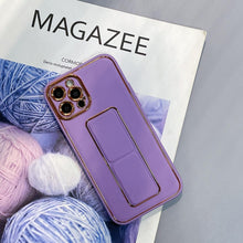 Заредете изображение във визуализатора на галерията – New Kickstand Case case for iPhone 13 Pro with stand purple - TopMag
