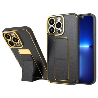 New Kickstand Case cover for Samsung Galaxy A12 5G with stand black - TopMag