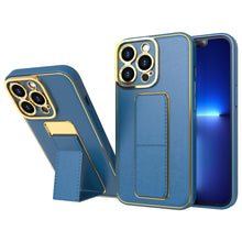 Заредете изображение във визуализатора на галерията – New Kickstand Case for iPhone 12 with stand blue - TopMag
