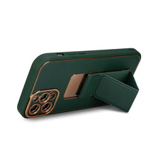Заредете изображение във визуализатора на галерията – New Kickstand Case iPhone 12 case with stand black - TopMag
