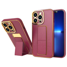 Заредете изображение във визуализатора на галерията – New Kickstand Case case for iPhone 12 Pro with stand red - TopMag
