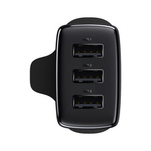 Заредете изображение във визуализатора на галерията – Baseus Compact charger 3x USB 17W UK plug black (CCXJ020301) - TopMag
