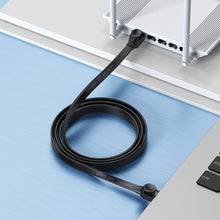Заредете изображение във визуализатора на галерията – Baseus high Speed Six types of RJ45 Gigabit network cable (flat cable)1.5m Black - TopMag
