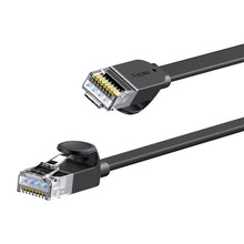 Заредете изображение във визуализатора на галерията – Baseus high Speed Six types of RJ45 Gigabit network cable (flat cable)1.5m Black - TopMag
