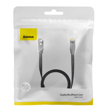 Заредете изображение във визуализатора на галерията – Baseus high Speed Six types of RJ45 Gigabit network cable (flat cable)1.5m Black - TopMag
