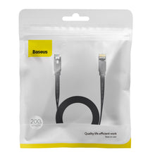 Заредете изображение във визуализатора на галерията – Baseus high Speed Six types of RJ45 Gigabit network cable (flat cable)2m Black - TopMag
