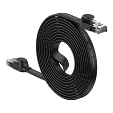 Заредете изображение във визуализатора на галерията – Baseus high Speed Six types of RJ45 Gigabit network cable (flat cable)10m Black - TopMag
