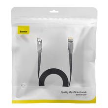 Заредете изображение във визуализатора на галерията – Baseus high Speed Six types of RJ45 Gigabit network cable (flat cable)10m Black - TopMag
