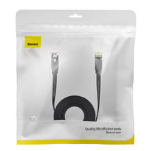 Заредете изображение във визуализатора на галерията – Baseus high Speed Six types of RJ45 Gigabit network cable (flat cable)15m Black - TopMag
