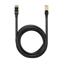 Заредете изображение във визуализатора на галерията – Baseus Speed Seven High Speed Network Cable RJ45 10Gbps 5m Black (WKJS010501) - TopMag
