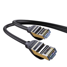 Заредете изображение във визуализатора на галерията – Baseus Speed Seven High Speed Network Cable RJ45 10Gbps 5m Black (WKJS010501) - TopMag
