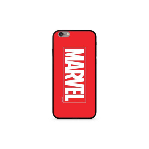 Силиконов гръб с лиценз за iPhone 7 / 8 / SE2020 marvel premium glass червен (005) - TopMag